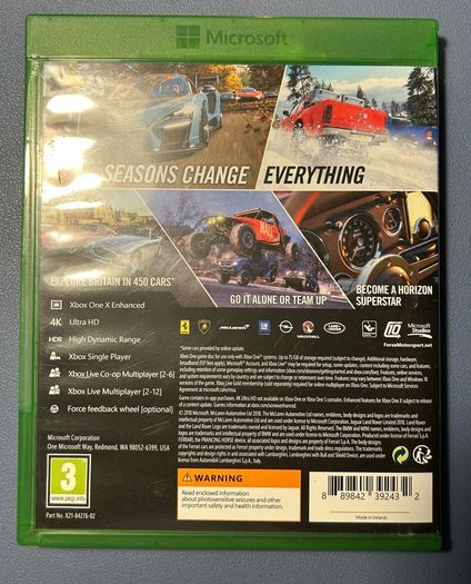 Forza Horizon 4 Xbox One