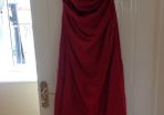 Wine full length dress