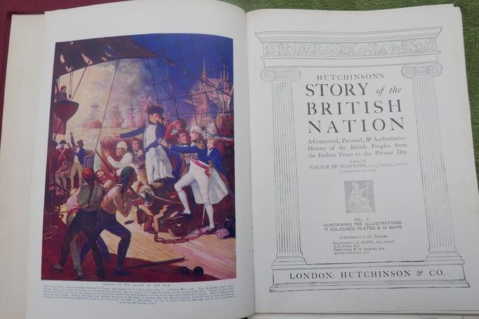 Hutchinson Story of the British Nation Vol I II III