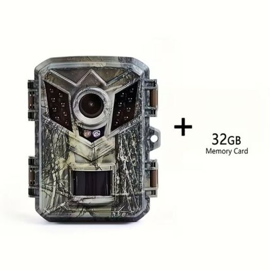 HD Trail Camera, Night Vision & 32GB Memory Card