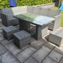 Rattan garden lounge set Image 5