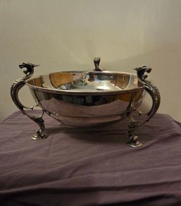 Antique Silver Serving bowl - Made in Sheffield