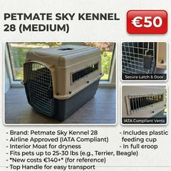 Dog /Cat kennel / cage - 28"