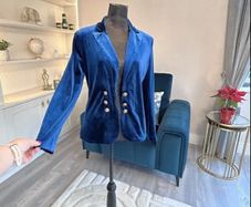 Brand-new Royal Blue Blazer from Vila Size Small UK 8 / EU 36