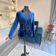 Brand-new Royal Blue Blazer from Vila Size Small UK 8 / EU 36