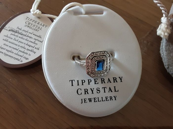 Brand New Tipperary Crystal Ring