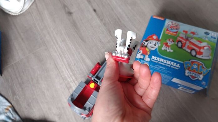 Limited edition Nickelodeon Marshall transforming fire engine