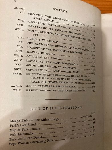 Vintage book:'The Life And Travels Of Mungo Park In Africa'