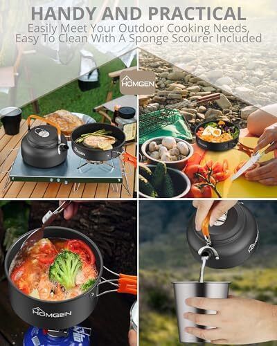 Camping Pots and Pans Set