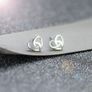 Silver Cuff Bracelet with Irish Knot - nice gift Image 5