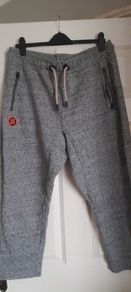 Superdry cropped loopback jogger size L