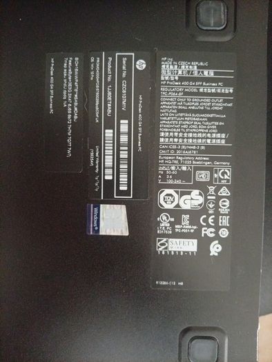 prodesk g4 no ram SSD180gb win 11pro