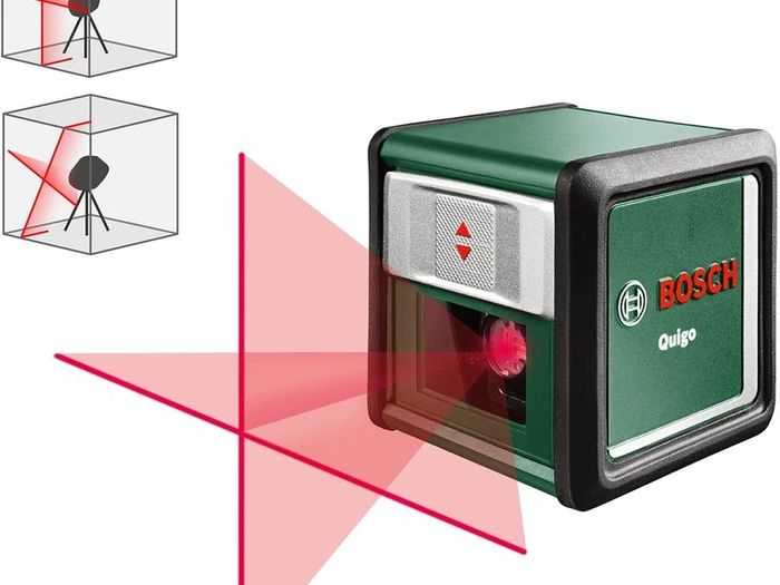 bosch Laser Level  with Clamp (3rd Generation, Range: 10 m in Cardboard Box)