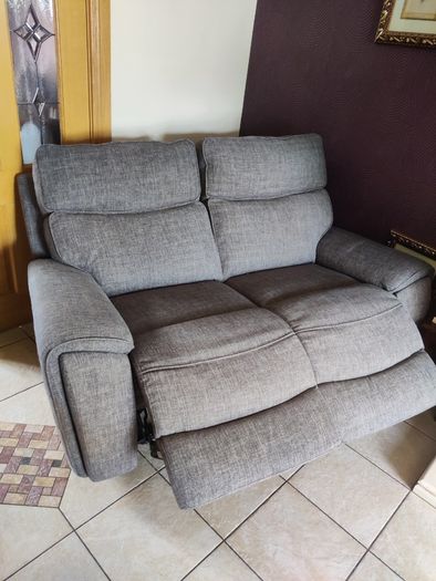 Two reclining sofas