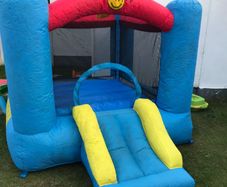 Happy Hop bouncy castle with slide NO ELECTRIC AIR BLOWER