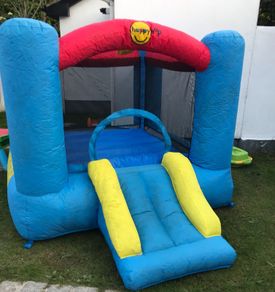 Happy Hop bouncy castle with slide NO ELECTRIC AIR BLOWER