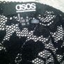 Brand new Asos black lace v-neck top size UK8 EUR36 Postage included Image 3