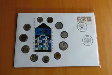 European Coins collectors Central Bank coins stamp cover 1998