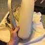 Cream leather Gucci bamboo back pack bag Image 3