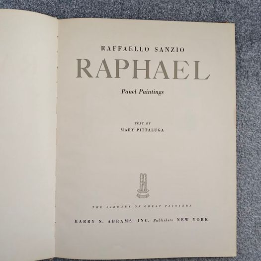 Raphael  Book - text by Mary Pittaluga