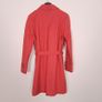 Eastex Coral Red Orange Belted Trench Coat 14UK/42EU Image 9