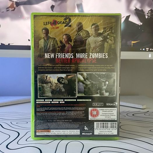 RARE Left 4 Dead 2 UK ver (switched hand) PAL SEALED Xbox 360 Collectors Item