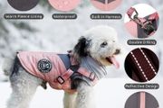 Poseca Dog Coat 3-in-1 Waterproof Winter Jacket with Built-in Harness - Brand New