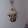 Angel necklace, Jewellery, Necklace. Handmade glass beads,Gift Image 5