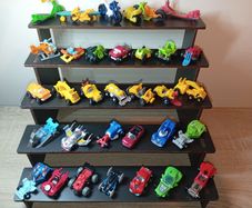 Collection of Kinder vehicles including cars, construction, transport etc excellent condition