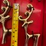 4 x Brass Reindeer Place name holders Image 5