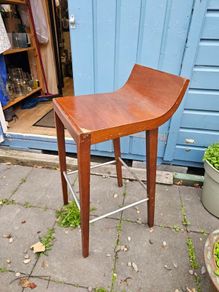 Wooden High Stool