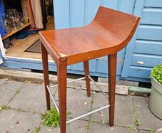 Wooden High Stool