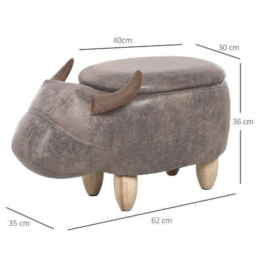 Cow Storage Stool