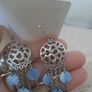 sterling silver dream catcher earrings Image 4