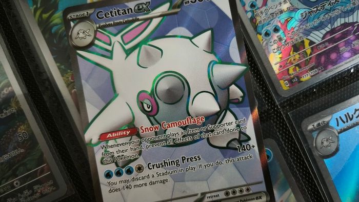 Cetitan EX ! Full Art ! Ultra Rare ! from Destined Rivals Set ! 2025 ! Pokemon Card !