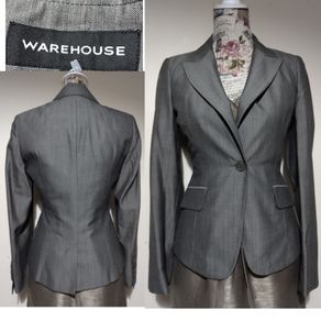 Warehouse Grey Blazer Jacket