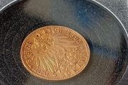 1893 J Gold German States Hamburg 10 Mark Gold Coat Of Arms Coin