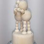 Wooden toy. Movable Puppet Figure. Duo Image 3