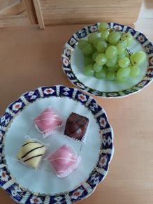 Antique china cake plates (2)