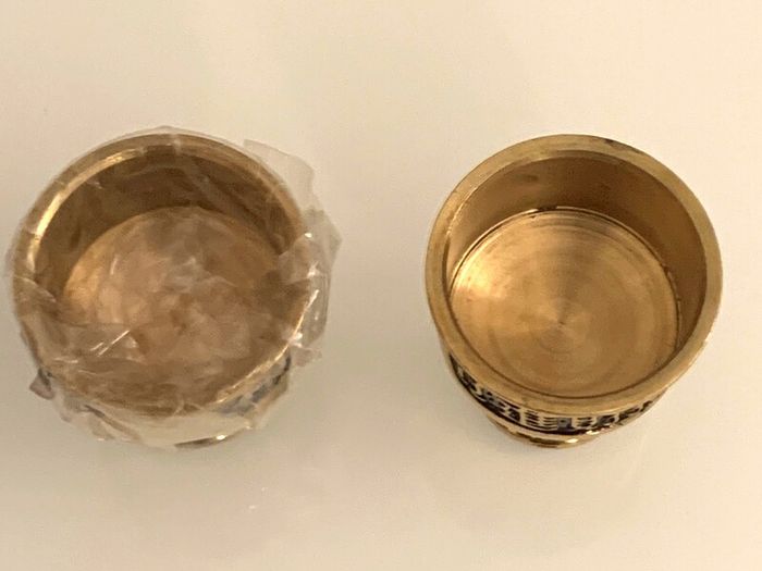 Chinese Brass Goblets
