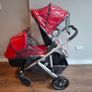 UPPAbaby Vista (2015-2019 Model) Red - Complete Bundle with Rumble Seat, Bassinet & Accessories Image 5
