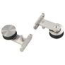 Sliding Door Hardware Kit 183 cm Stainless Steel Silver Image 2