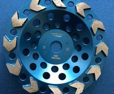 Diamond grinding disc, cup, wheel 180mm 7" inch concrete, stone
