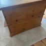Large wooden blanket toy box Image 4