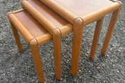 Mid-century vintage retro danish style nest of tables c1970