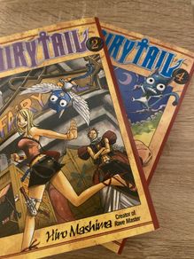 Manga books Fairy Tail volume 2 volume 4