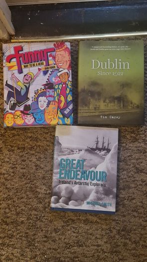 Various Books,a lot about Dublin and ireland,some brand new