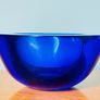 Mid Century Sommerso Murano Glass bowl Flavio Poli Image 3