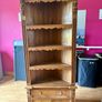 Vintage Pine Rustic Corner Display Unit / Bookcase Image 2