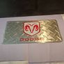 Official (NOS) Dodge Aluminum Car plate Image 9